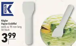 CITTI Markt Kögler Papier-Eislöffel Angebot