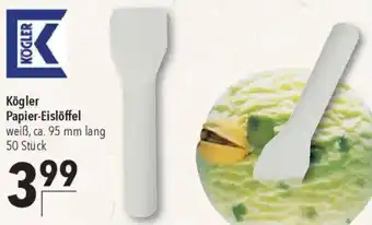 CITTI Markt Kögler Papier-Eislöffel Angebot