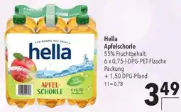 CITTI Markt Hella Apfelschorle Angebot