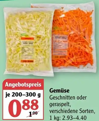 Globus Gemüse 200-300g Angebot