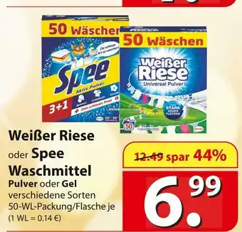 Famila Nord Ost Weißer riese oder spee waschmittel Angebot