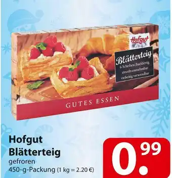 Famila Nord Ost Hofgut blätterteig Angebot