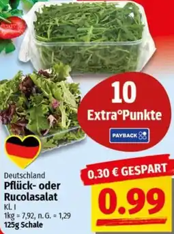 nah & gut Deutschland Pflück- oder Rucolasalat Angebot