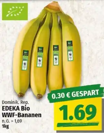 nah & gut Edeka Bio WWF-Bananen Angebot