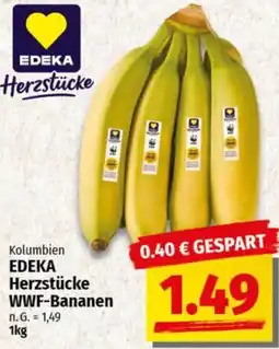 nah & gut EDEKA Herzstücke WWF-Bananen Angebot
