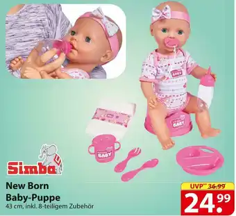 Famila Nord Ost Simba new born baby-puppe Angebot