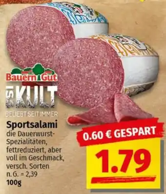 nah & gut Bauern Gut Sportsalami Angebot