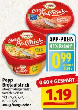 nah & gut Popp Brotaufstrich Angebot