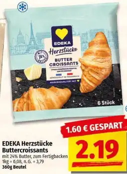 nah & gut EDEKA Herzstücke Buttercroissants Angebot