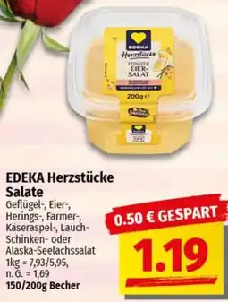 nah & gut EDEKA Herzstücke Salate Angebot