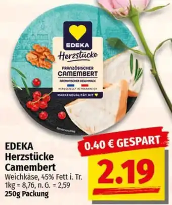 nah & gut EDEKA Herzstücke Camembert Angebot