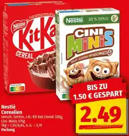 nah & gut Nestlé Cerealien Angebot