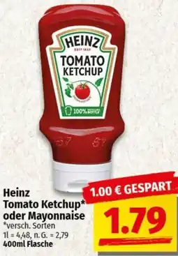 nah & gut Heinz Tomato Ketchup oder Mayonnaise Angebot