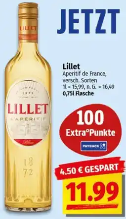 nah & gut Lillet Aperitif de France Angebot