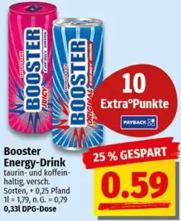 nah & gut Booster Energy-Drink Angebot