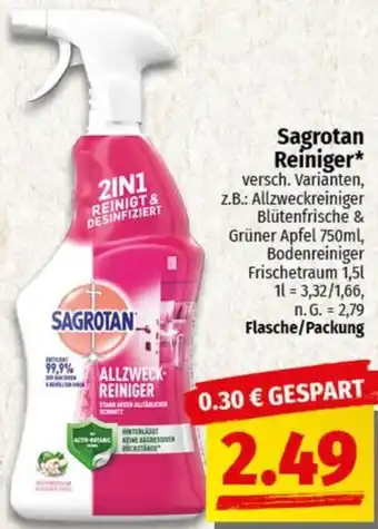 nah & gut Sagrotan Reiniger Angebot