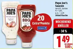 nah & gut Papa Joe's Saucen Angebot