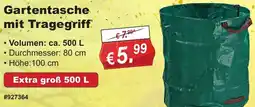 Stabilo Fachmarkt Gartentasche mit Tragegriff Angebot