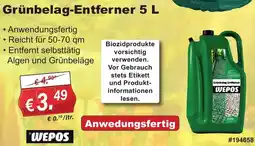 Stabilo Fachmarkt WEPOS Grünbelag-Entferner Angebot