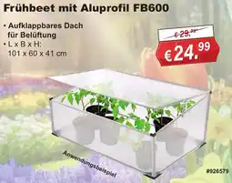 Stabilo Fachmarkt Frühbeet mit Aluprofil FB600 Angebot