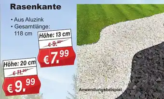 Stabilo Fachmarkt Rasenkante Angebot