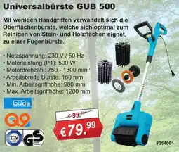 Stabilo Fachmarkt Güde Universalbürste GUB 500 Angebot