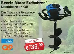 Stabilo Fachmarkt Güde Benzin Motor Erdbohrer / Lochbohrer GE Angebot