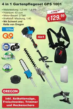 Stabilo Fachmarkt Güde 4 in 1 Gartenpflegeset GPS 1001 Angebot