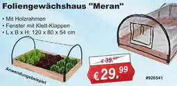 Stabilo Fachmarkt Foliengewächshaus "Meran" Angebot