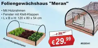 Stabilo Fachmarkt Foliengewächshaus "Meran" Angebot