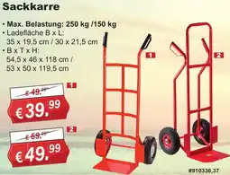 Stabilo Fachmarkt Sackkarre Angebot