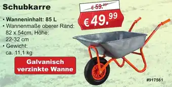 Stabilo Fachmarkt Schubkarre Angebot
