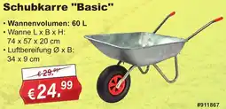 Stabilo Fachmarkt Schubkarre "Basic" Angebot