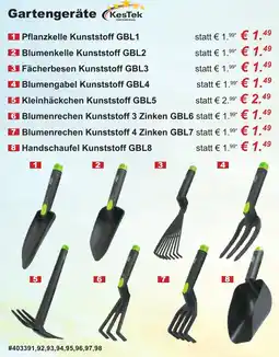Stabilo Fachmarkt KesTek Gartengeräte Angebot
