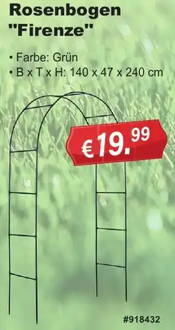 Stabilo Fachmarkt Rosenbogen "Firenze" Angebot