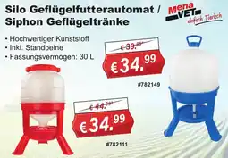 Stabilo Fachmarkt Silo Geflügelfutterautomat / Siphon Geflügeltränke Angebot