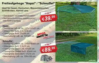 Stabilo Fachmarkt Freilaufgehege "Hopsi" / "Schnuffel" Angebot