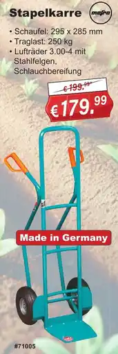 Stabilo Fachmarkt Stapelkarre Angebot