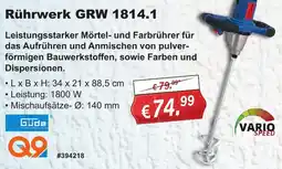 Stabilo Fachmarkt Güde Rührwerk GRW 1814.1 Angebot