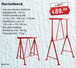 Stabilo Fachmarkt Gerüstbock Angebot