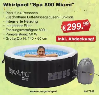Stabilo Fachmarkt Whirlpool "Spa 800 Miami" Angebot