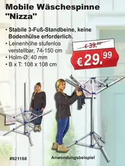 Stabilo Fachmarkt Mobile Wäschespinne "Nizza" Angebot