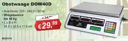 Stabilo Fachmarkt Obstwaage DOW40D Angebot