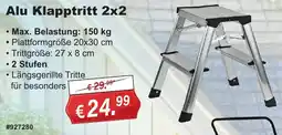 Stabilo Fachmarkt Alu Klapptritt 2x2 Angebot
