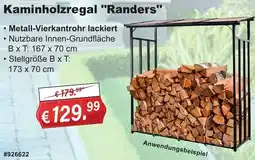 Stabilo Fachmarkt Kaminholzregal "Randers" Angebot