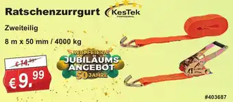 Stabilo Fachmarkt KesTek Ratschenzurrgurt Angebot