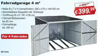 Stabilo Fachmarkt Fahrradgarage 4 m² Angebot
