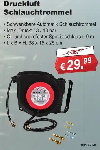 Stabilo Fachmarkt Druckluft Schlauchtrommel Angebot