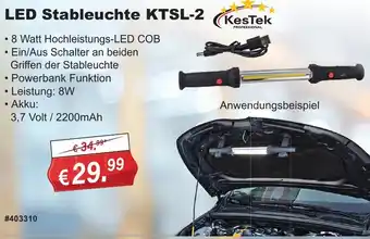Stabilo Fachmarkt KesTek LED Stableuchte KTSL-2 Angebot