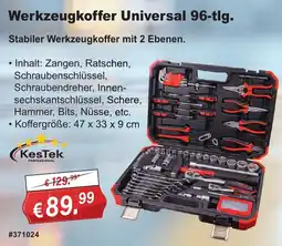 Stabilo Fachmarkt KesTek Werkzeugkoffer Universal 96-tlg. Angebot